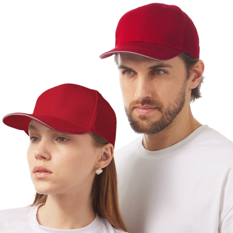 Бейсболка "Las Vegas", красный