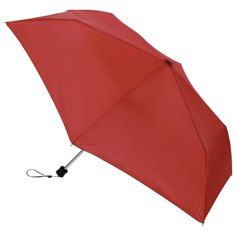 Складной компактный механический зонт Super Light, красный Складной компактный механический зонт Super Light, красный