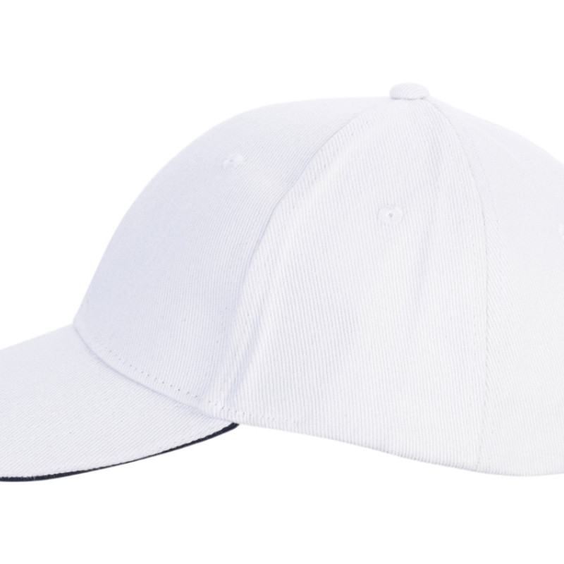 Бейсболка «Cancun», белый/темно-синий