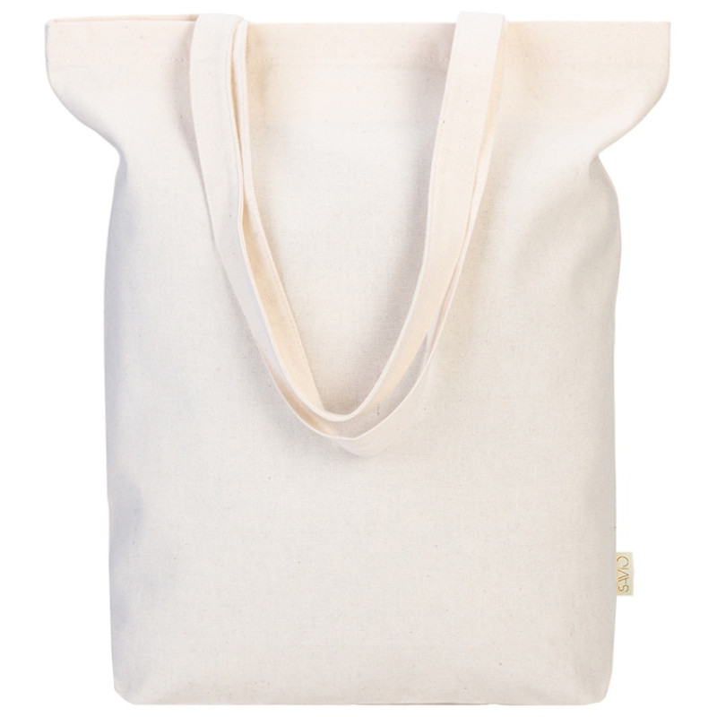 Сумка Fixy из переработанного хлопка с фиксирующей эластичной лентой, натуральный