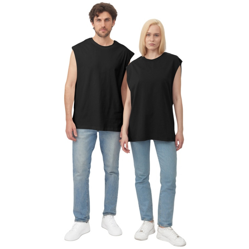 Майка оверсайз «Berlin», унисекс, черный Майка оверсайз «Berlin», унисекс, черный