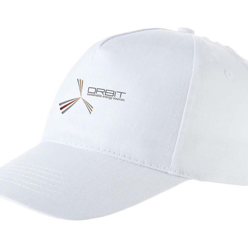 Бейсболка "Memphis" 5-ти панельная 165 гр, белый Бейсболка "Memphis" 5-ти панельная 165 гр, белый