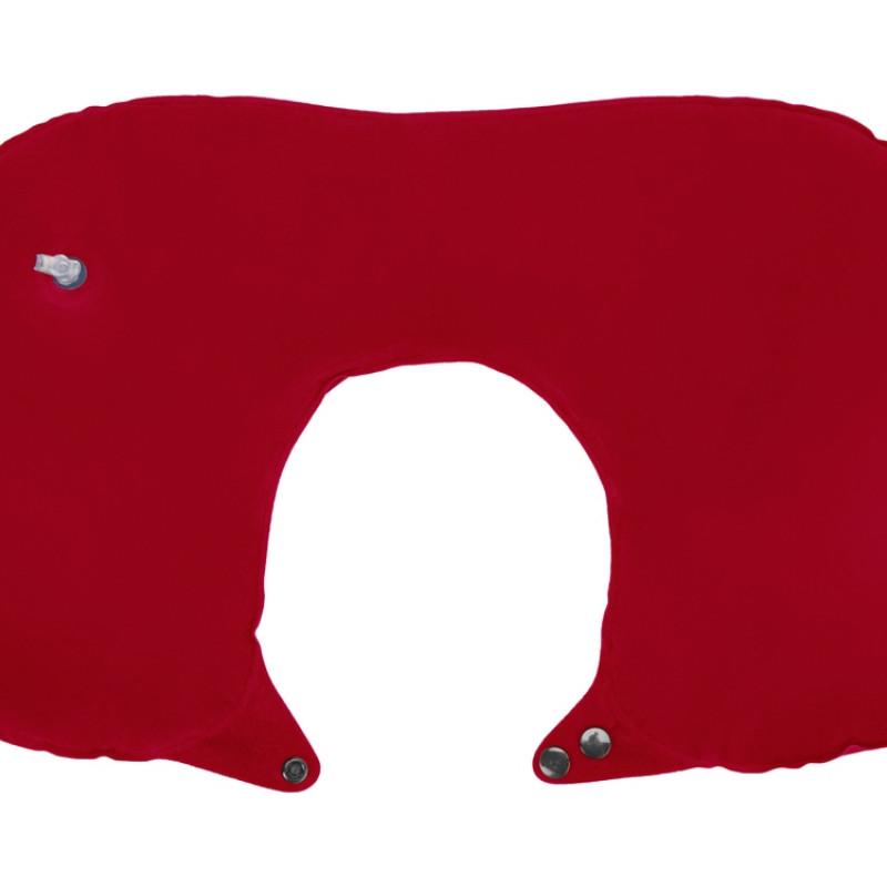 Подушка под шею с помпой Push, красный