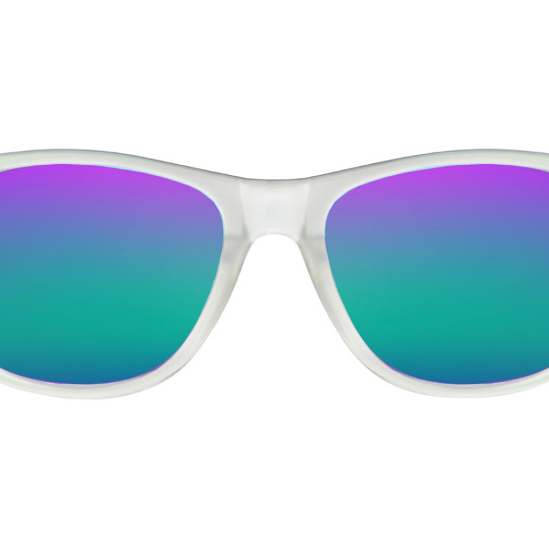 Очки солнцезащитные с зеркальными линзами "Partymaker", лайм