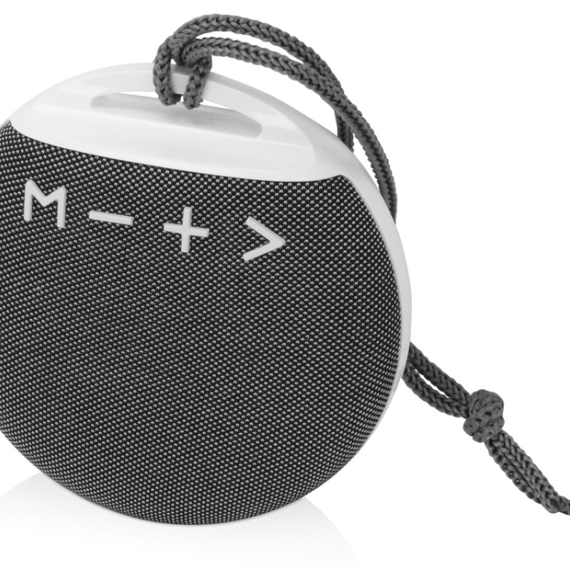 Подарочный набор с пледом и колонкой в сумке - холодильнике " Musical trek", красный