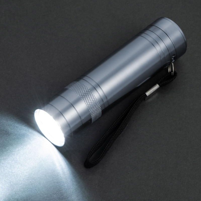 Фонарь с открывалкой "Yok", серебристый