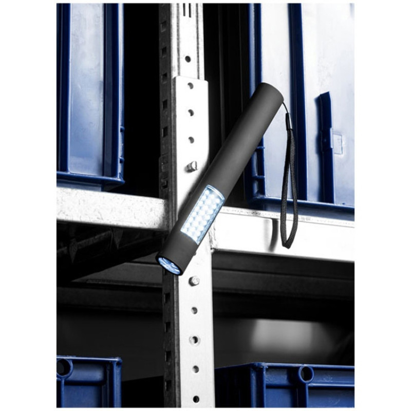 Магнитный фонарик «Tau», 28 светодиодов, черный