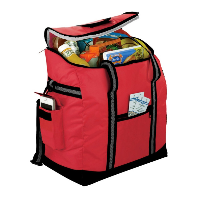 Сумка-холодильник "Beach Side Deluxe", красный