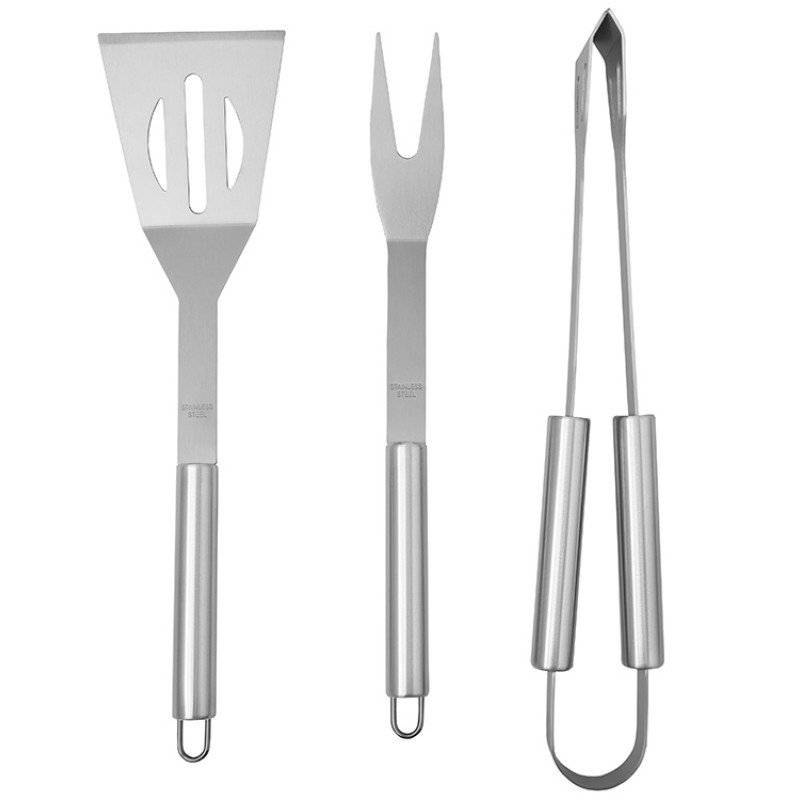 Набор для барбекю в кейсе: лопатка, щипцы, вилка "Salvy"