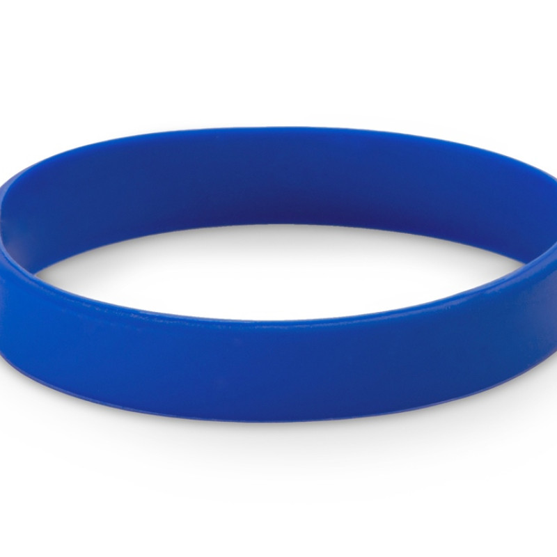 Силиконовый браслет "Forest" 202*12 мм, синий