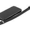 Ремешок-держатель для телефона с зарядным кабелем USB-C - USB-C «Lany Wristband Charge Eco», серый