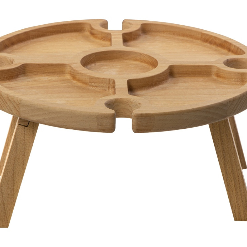 Деревянный столик на складных ножках "Outside party"