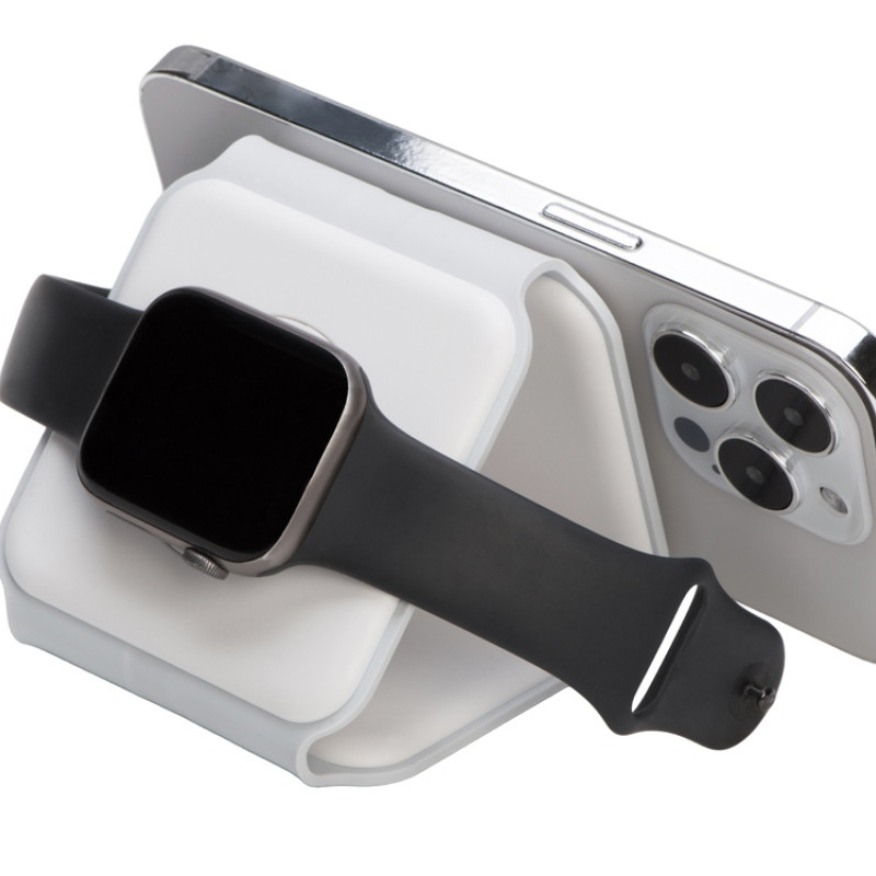 Беспроводное зарядное устройство 3-в-1 «Road», 15 Вт, белый