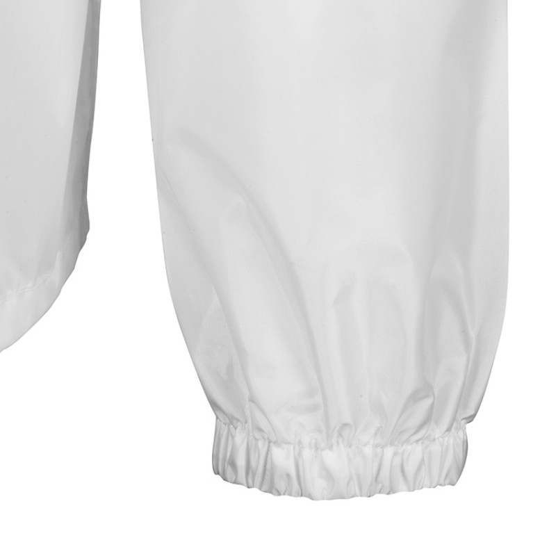 Короткий дождевик "Tornado" со светоотражающими элементами, белый