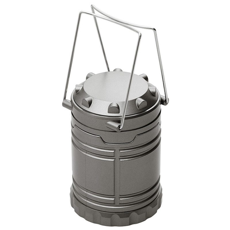 Туристический фонарь с эффектом пламени «Beacon», серый