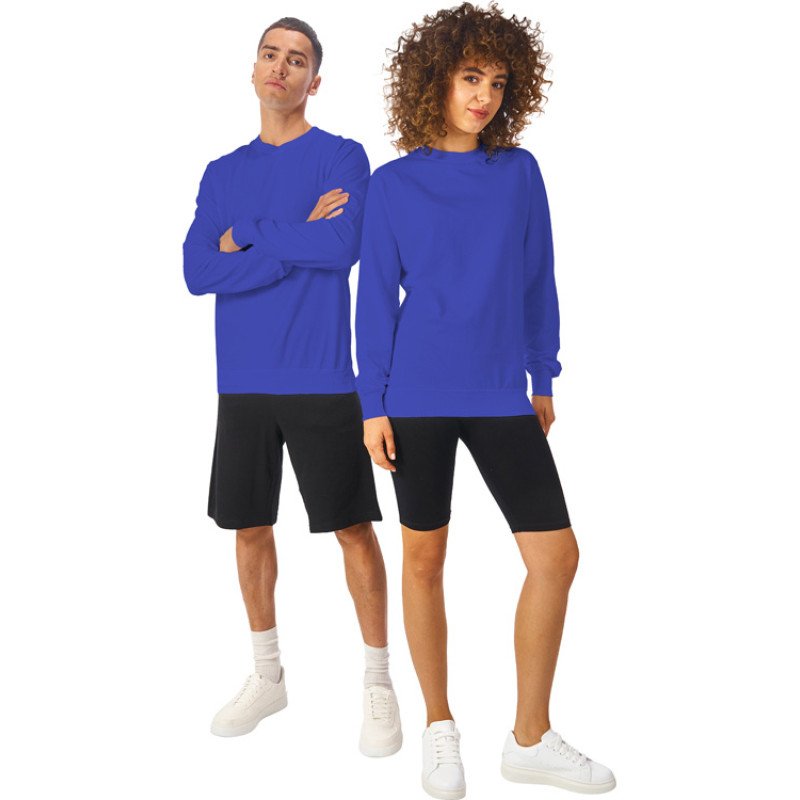 Свитшот «Warsaw» 220гр, унисекс, кл. синий