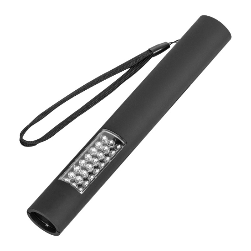 Магнитный фонарик «Tau», 28 светодиодов, черный