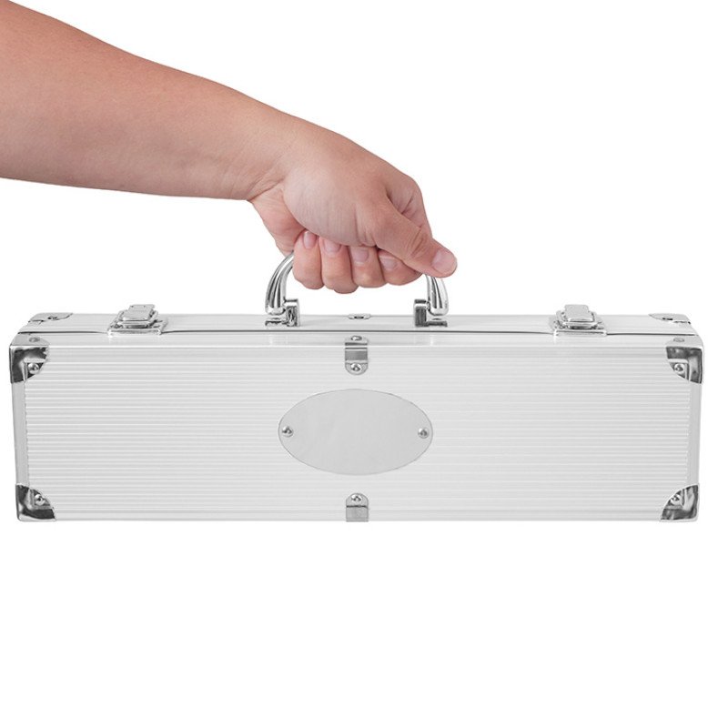 Набор для барбекю в кейсе: лопатка, щипцы, вилка "Salvy"