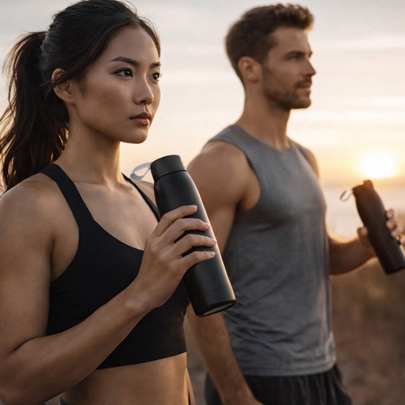 Термобутылка «Grace» 320мл, черный Термобутылка «Grace» 320мл, черный