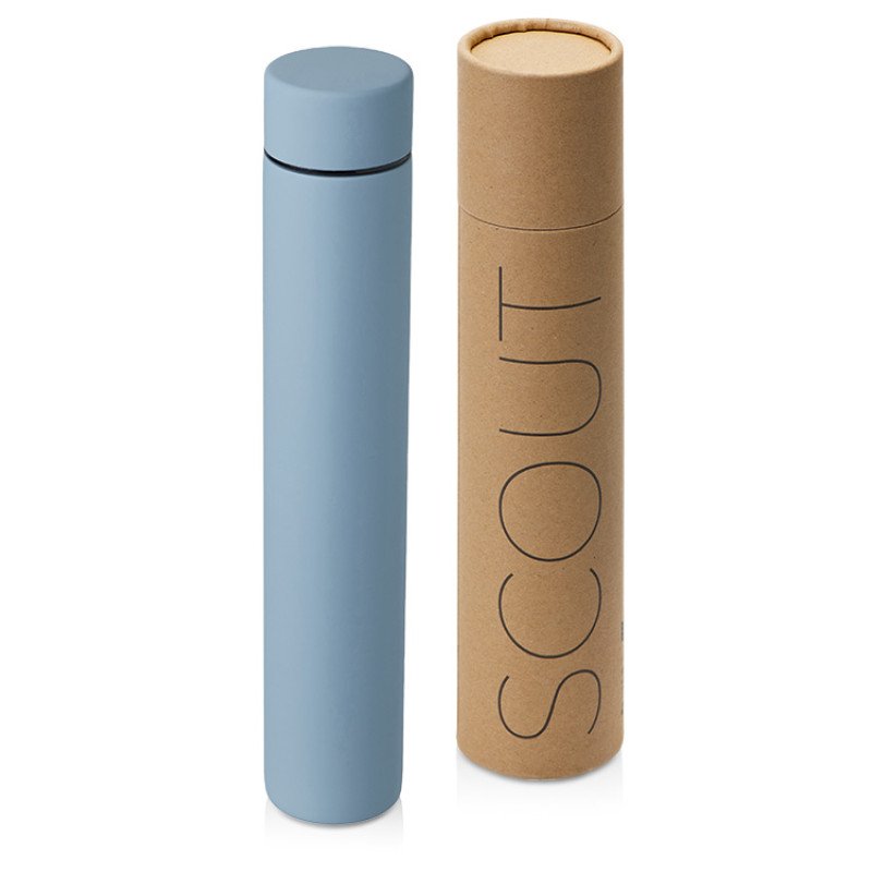 Термос Scout софт-тач, тубус, антрацит Термос Scout софт-тач, тубус, антрацит