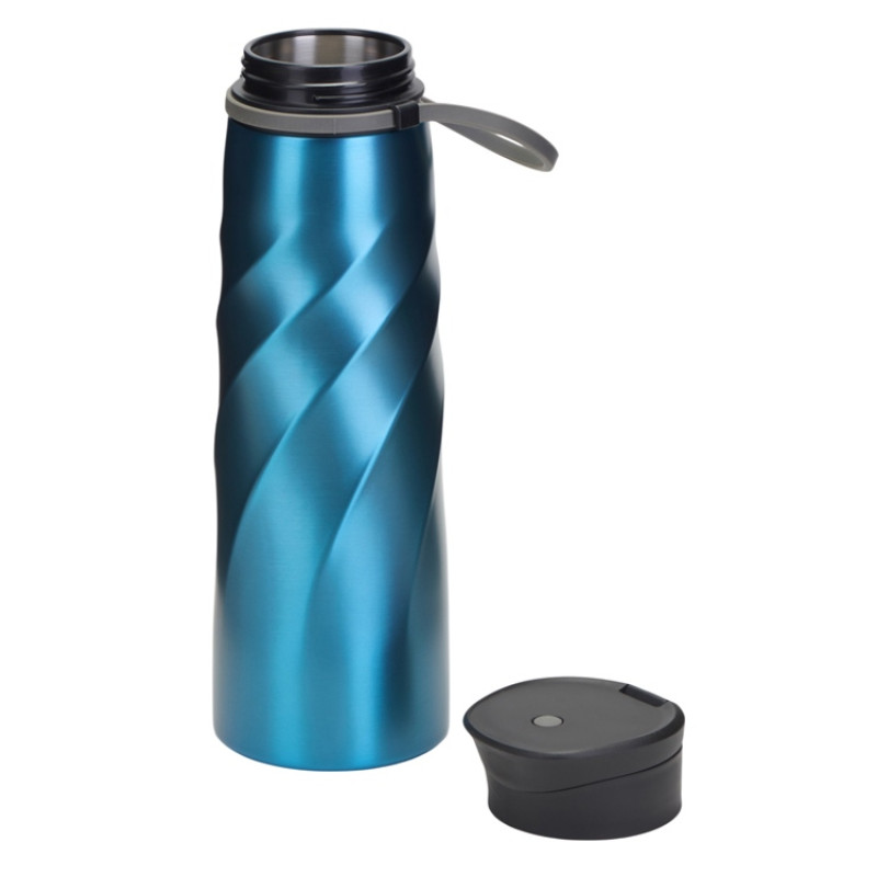 Бутылка для воды «Athletica», 1000 мл, нержавеющая сталь, синий