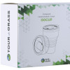 Силиконовый складной стакан "GoCup", бежевый