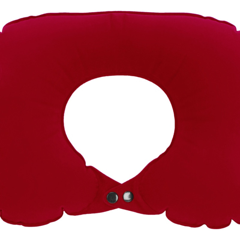 Подушка под шею с помпой Push, красный