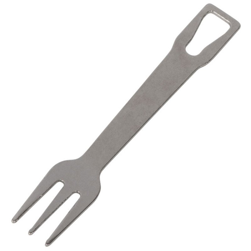 Мультиинструмент с ножом и вилкой "Hungry", черный