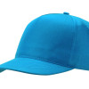Бейсболка "Poly" 5-ти панельная 120 гр, голубой