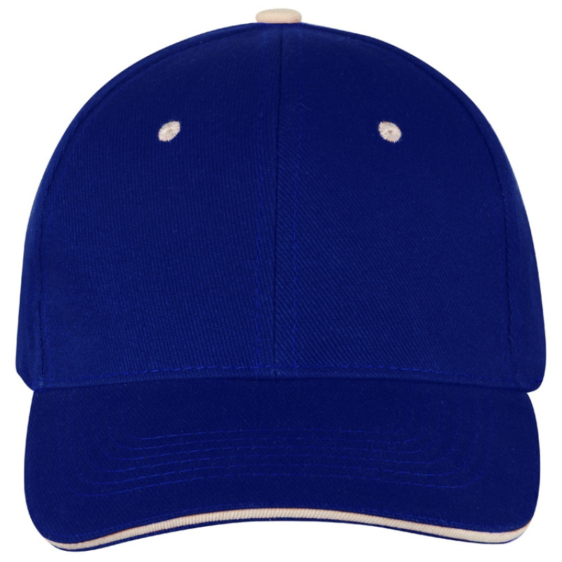 Бейсболка "New Castle" 6-ти панельная, кл синий/натуральный Бейсболка "New Castle" 6-ти панельная, кл синий/натуральный