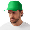 Бейсболка "Poly" 5-ти панельная 120 гр, зеленый