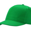 Бейсболка "Poly" 5-ти панельная 120 гр, зеленый