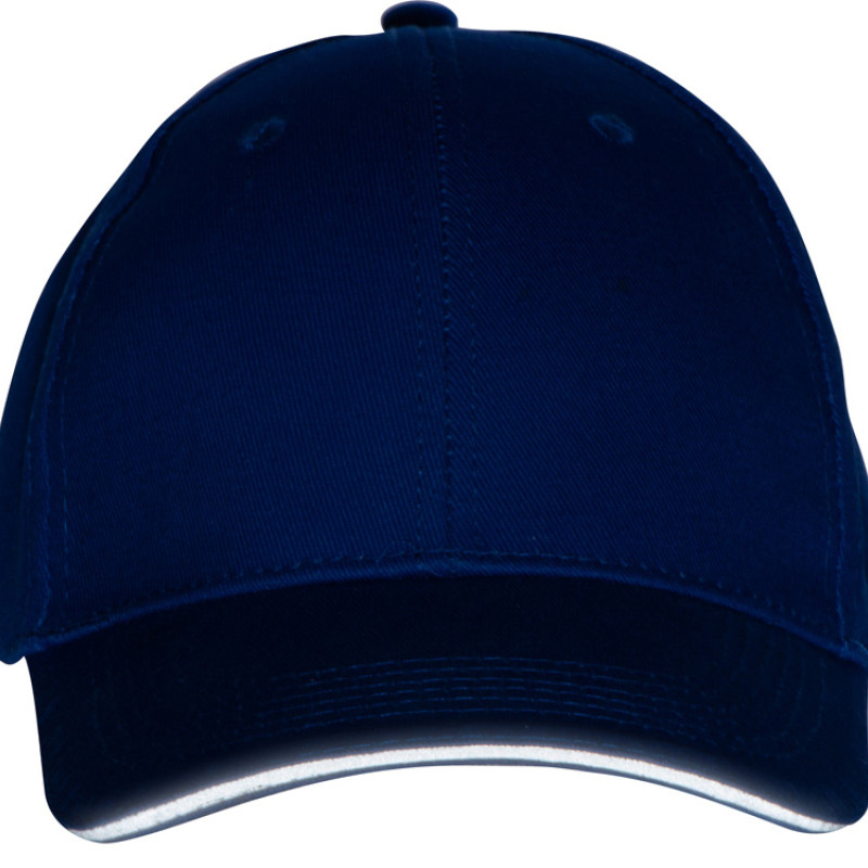Кепка со светоотражающим кантом, классический синий Кепка со светоотражающим кантом, классический синий