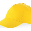 Бейсболка "Memphis" 5-ти панельная 165 гр, желтый