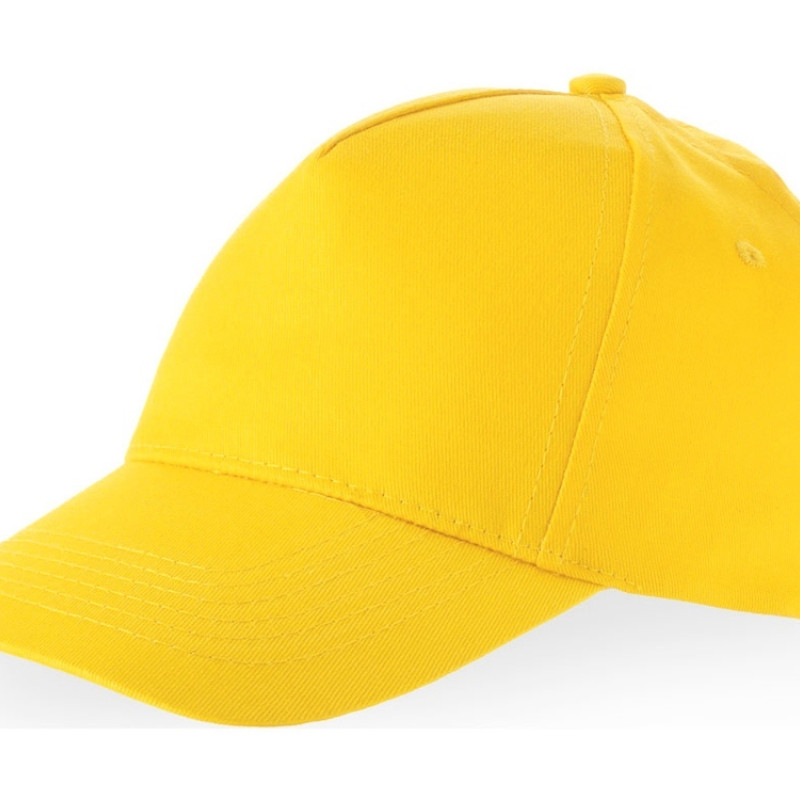 Бейсболка "Memphis" 5-ти панельная 165 гр, желтый