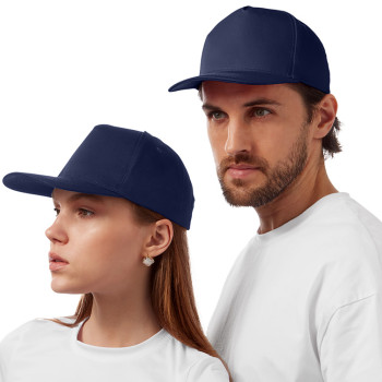 Бейсболка "Mix" 5-ти панельная 180 гр, темно-синий