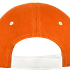 Бейсболка "New Castle" 6-ти панельная, оранжевый/белый Бейсболка "New Castle" 6-ти панельная, оранжевый/белый