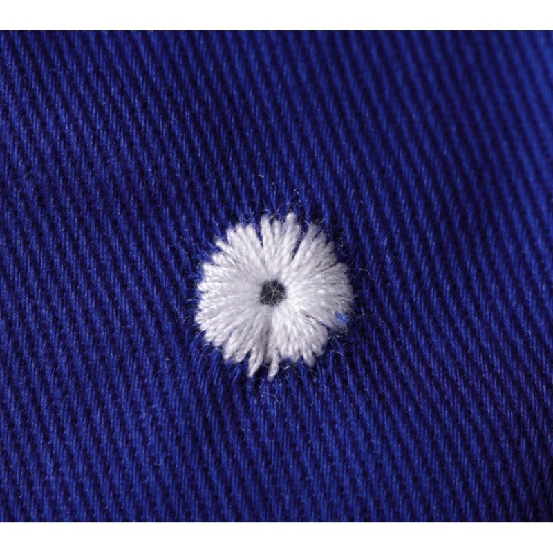 Панама с контрастной окантовкой , классический синий/белый