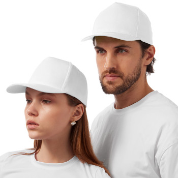 Бейсболка "Mix" 5-ти панельная 180 гр, белый