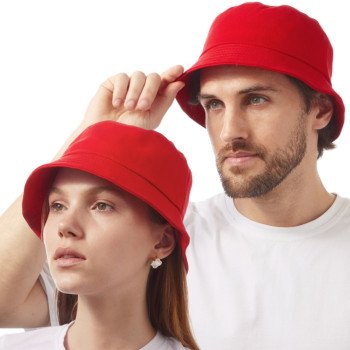 Панама «Manila», унисекс, красный