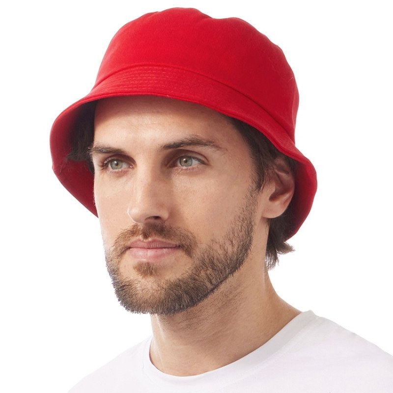 Панама «Manila», унисекс, красный