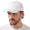 Кепка со светоотражающим кантом, белый