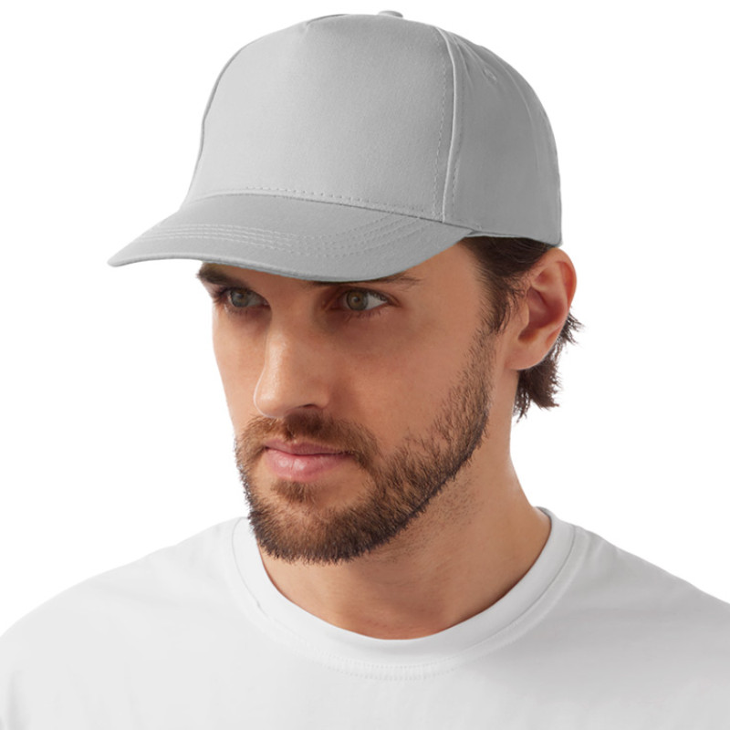 Бейсболка "Мемфис 230" 5-панельная, серая