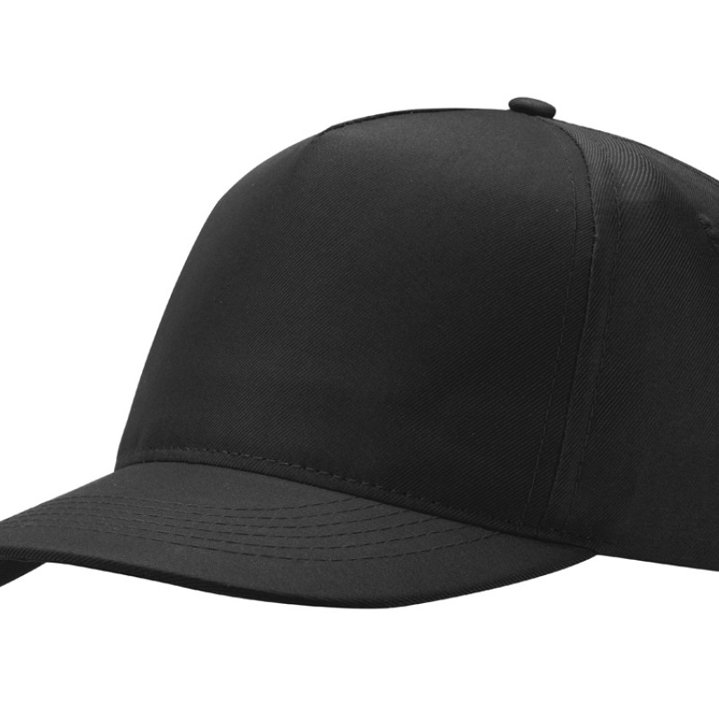 Бейсболка "Poly" 5-ти панельная 120 гр, черный Бейсболка "Poly" 5-ти панельная 120 гр, черный