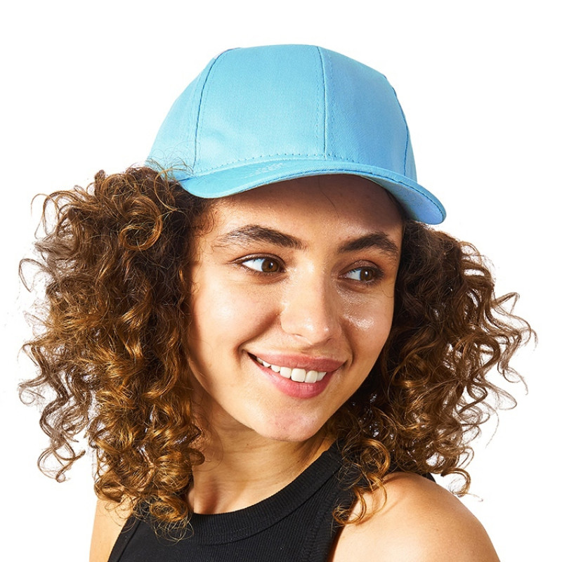 Бейсболка "Detroit" 6-ти панельная, св. синий