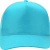 Бейсболка "Poly" 5-ти панельная 120 гр, лазурный