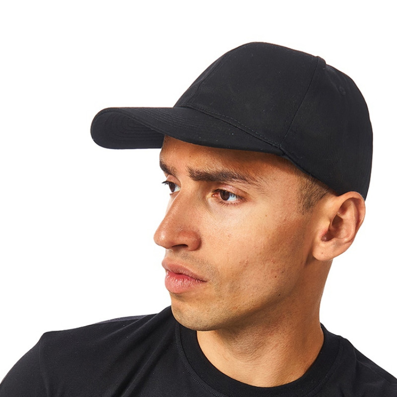 Бейсболка "Detroit" 6-ти панельная, черный