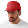 Бейсболка "Poly" 5-ти панельная 120 гр, красный Бейсболка "Poly" 5-ти панельная 120 гр, красный