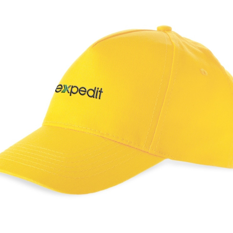 Бейсболка "Memphis" 5-ти панельная 165 гр, желтый