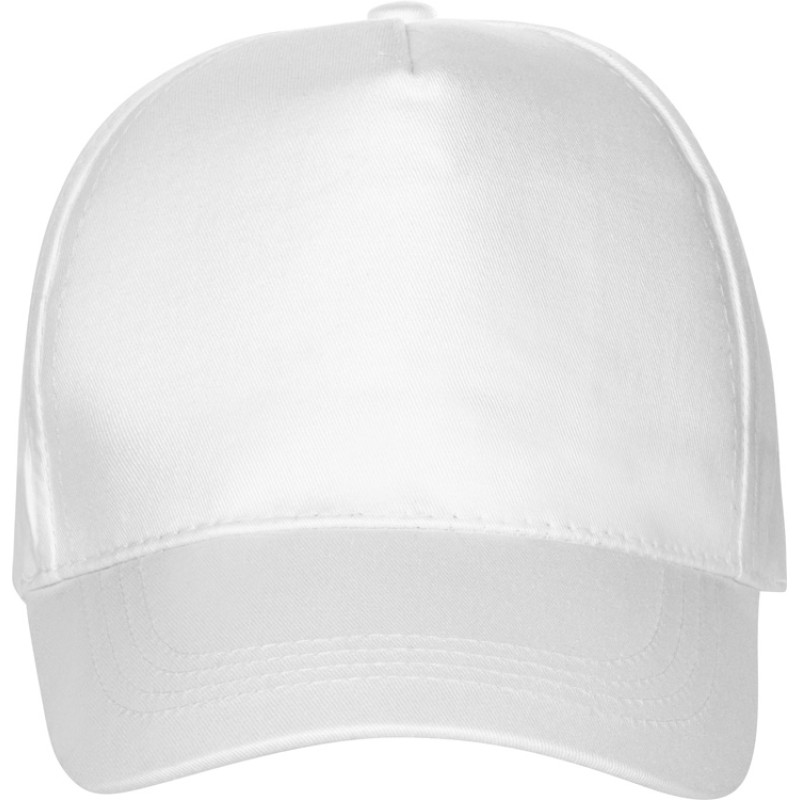 Бейсболка "Мемфис 230" 5-панельная, белый